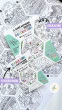 Load image into Gallery viewer, 2024 Giant Ramadan Coloring Poster and Sticker Book