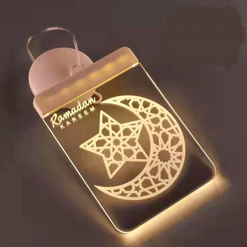 Ramadan LED Islamic Moon Hanging Lights l Ramadan Kareem Lights