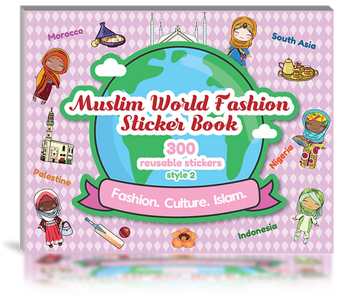 Muslim World Fashion Sticker Book -2