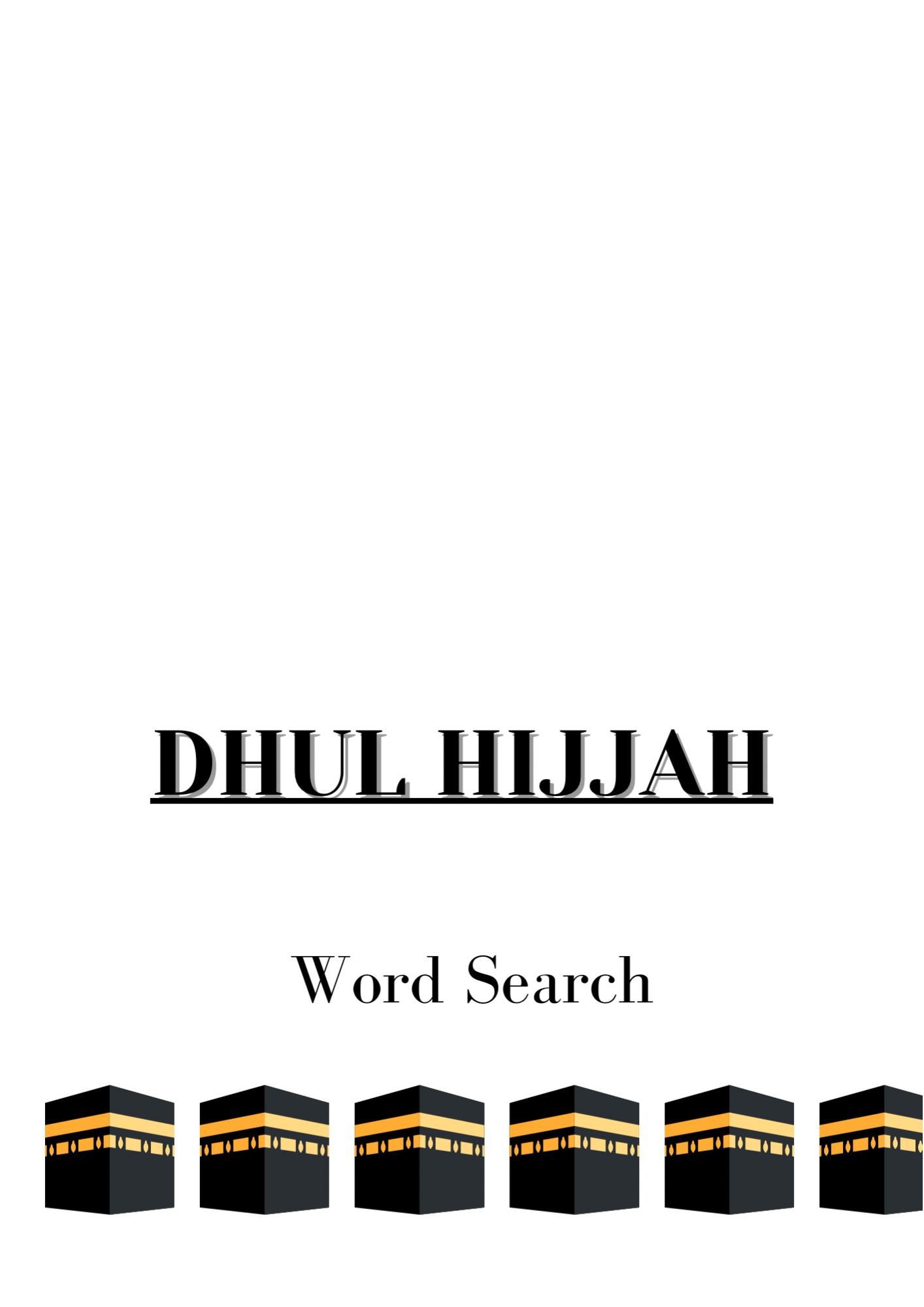 Hajj Word Search