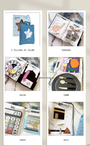 5 Pillars of Islam – Islamic Interactive Fabric Quiet Book for Muslim Kids