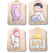 Load image into Gallery viewer, Chunky Islamic Puzzle (set of 4)