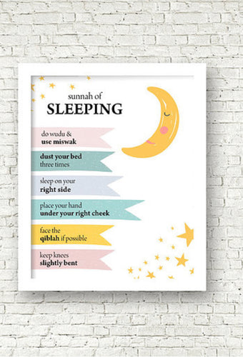 Sunnah of Sleeping Print
