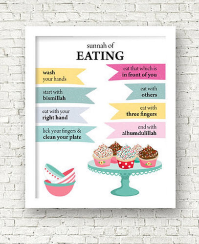Sunnah of Eating Print