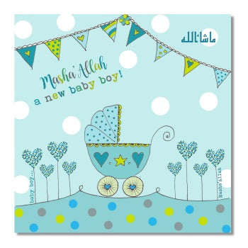 Masha Allah New Baby Card
