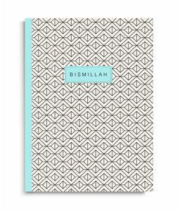 Bismillah Geometiric Print Notebook