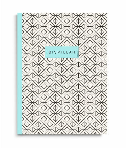 Bismillah Geometiric Print Notebook
