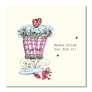 Masha' Allah you did it Card