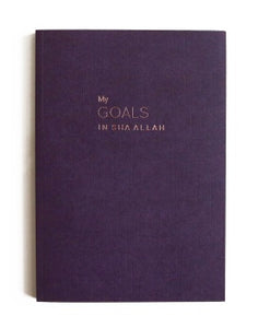 My Goals In Sha Allah Luxe Notebook