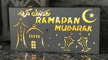 Load image into Gallery viewer, Ramadan Mubarak Light Box (Battery Operated)