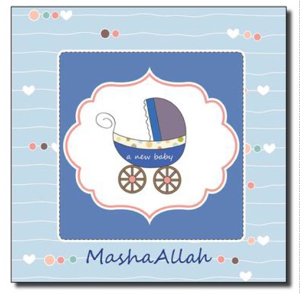 Masha Allah baby boy/girl card