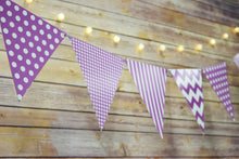 Load image into Gallery viewer, Mix Pattern Triangle Flag Bunting