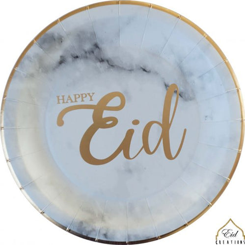 Marble Arabesque Eid Dessert Plates