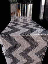 Load image into Gallery viewer, Sequin Chevron Table Runners