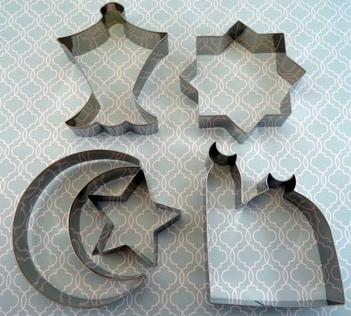 Islamic Shape Cookie Cutters (Set of 5)