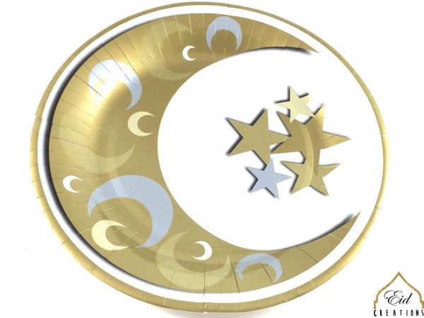 Crescent Moon and Star Plates