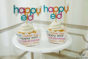 Eid Font Cupcake Wrapper and Topper