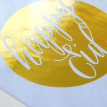 Load image into Gallery viewer, &quot;Happy Eid&quot; Gold Foil Print