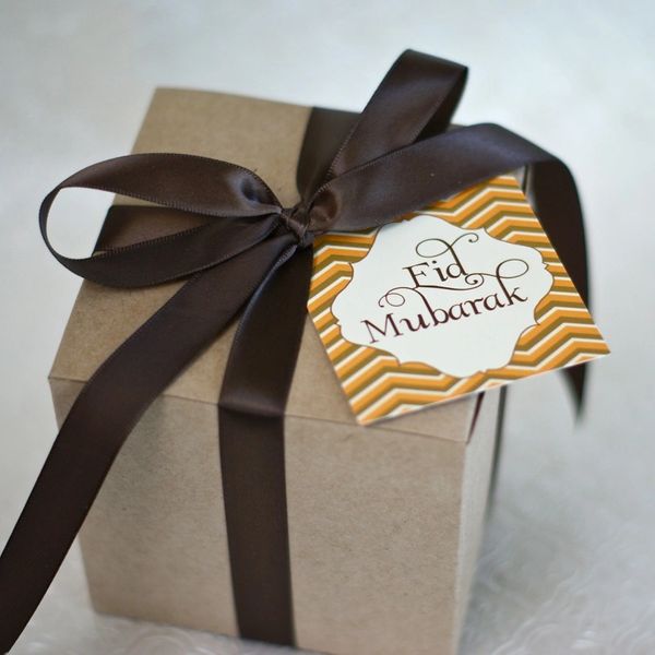 Happy Eid Arabesque Gift Tag