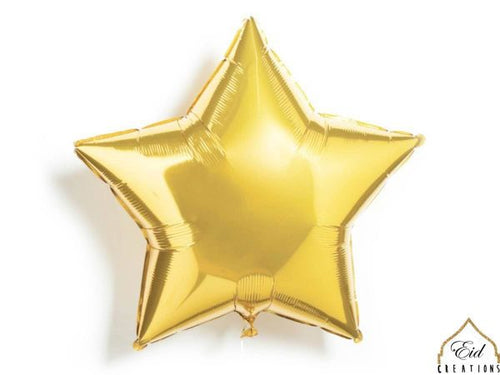 Gold/Silver Star Mylar Balloon