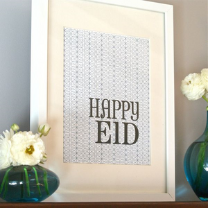 Happy Eid Decorative Prints-Mod