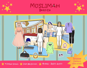 Muslimah Dress Up Sticker Set