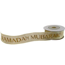 Load image into Gallery viewer, Ramadan Mubarak Organza Ribbon