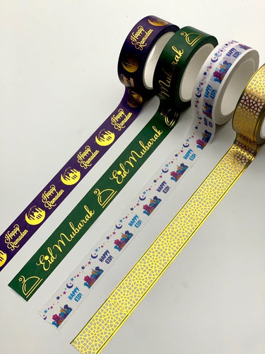 Eid Mubarak/ Happy Ramadan Washi Tape