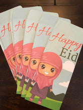 Load image into Gallery viewer, 10 Happy Eid Mubarak Money Envelopes(Laila)