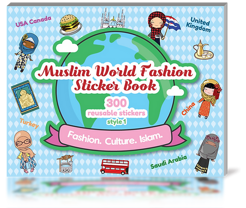 Muslim World Fashion Sticker Book -1