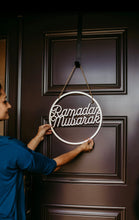 Load image into Gallery viewer, Ramadan Mubarak Door Decor in Rose Gold