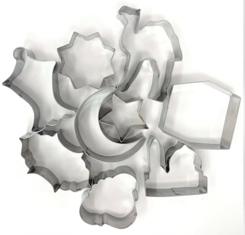 Islamic Shape Cookie Cutters (set of 9)
