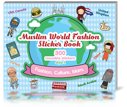 Muslim World Fashion Sticker Book -1