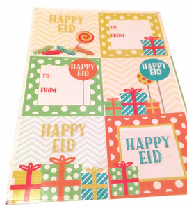 Happy Eid Party Stickers