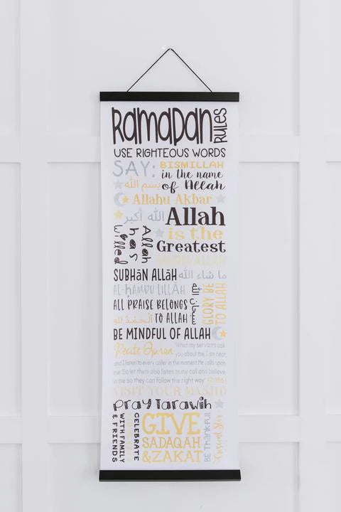 Ramadan Rules Scroll