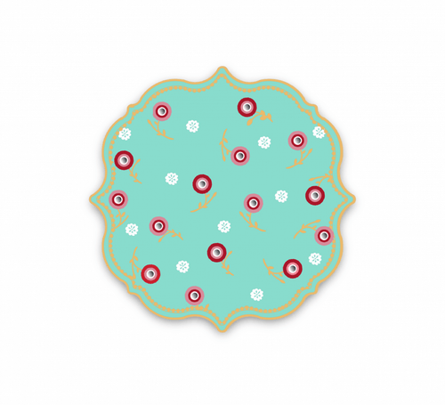 Ramadan Eid Dessert Plates- Shisha mint