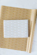 Load image into Gallery viewer, Eid Mubarak Gift Wrap Roll- Gold