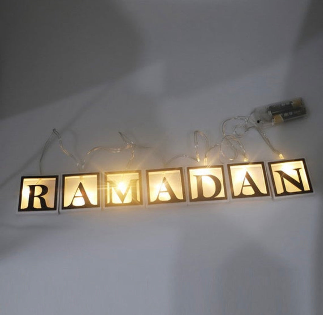 Ramadan wooden Lights