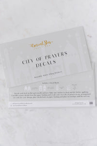 City of Prayers Decals