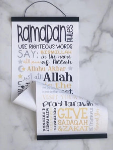 Ramadan Rules Scroll