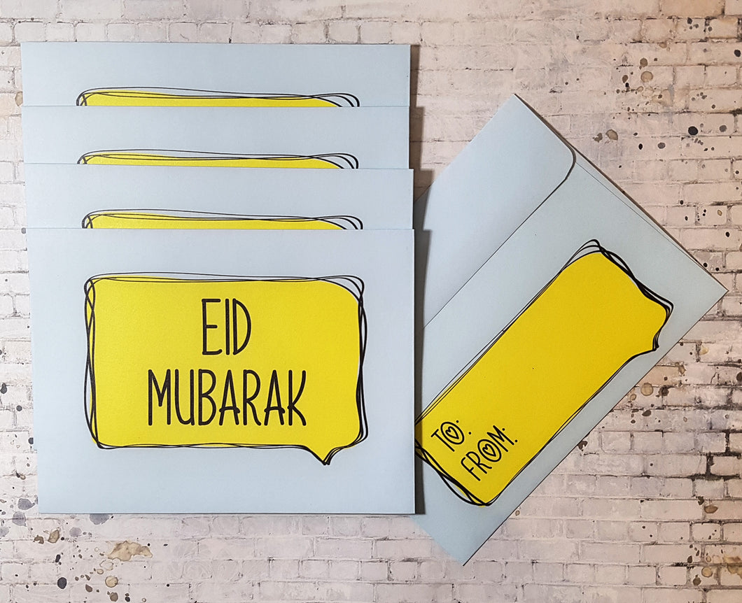 Eid Money Envelopes- Yellow