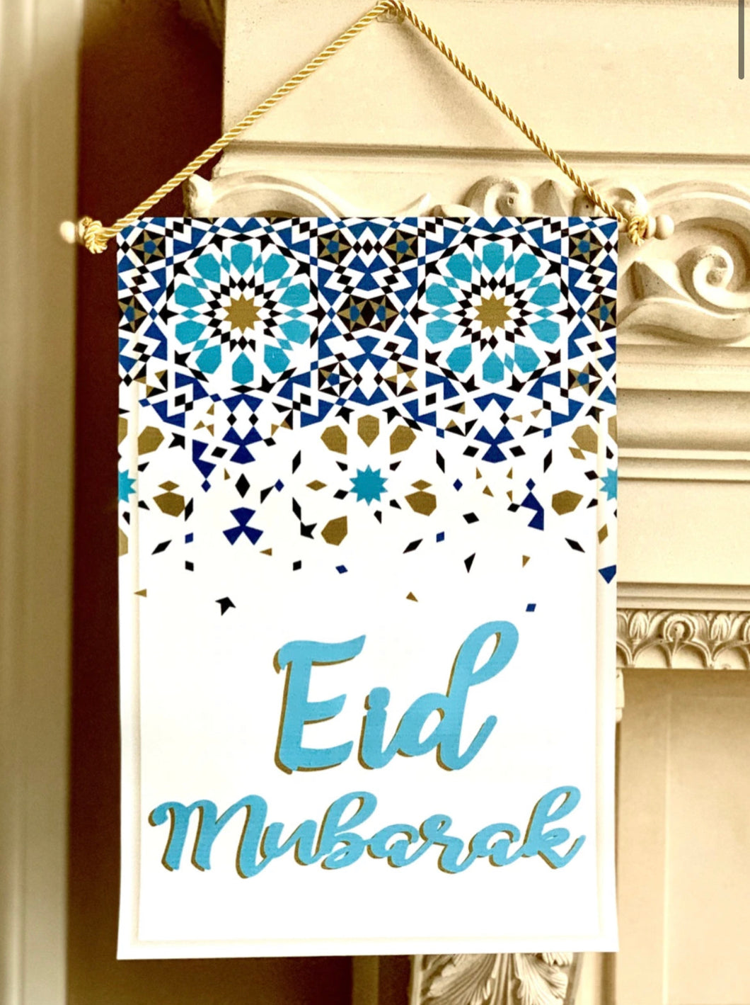 Geometric  Eid Mubarak Banner