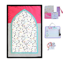Load image into Gallery viewer, Girls Prayer Rug/Prayer Mat Deluxe Edition