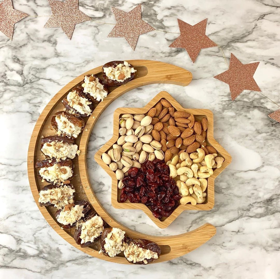 Crescent Moon And Star Tray Set