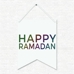 Happy Ramadan Wall Hanging Banner