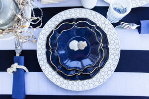 Ramadan Eid Navy Blue Dinner Plates
