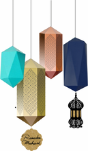 Load image into Gallery viewer, Islamic Geometric Hanging Lantern Set