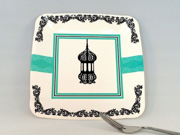 Lantern Eid Dessert Plates