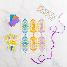 Load image into Gallery viewer, Mosaic Lantern DIY Banner Party Kit - Includes 6 Complete Banner Sets