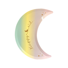 Load image into Gallery viewer, Rainbow Eid Crescent Plate